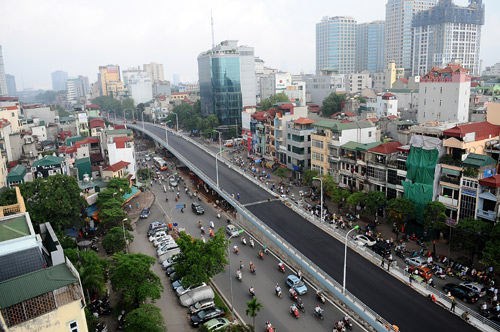 Khánh thành cầu vượt Đại Cồ Việt- Trần Khát Chân